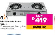 Alva 2-Burner Gas Stove GCS04