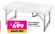 1.8m Folding Table HDPE