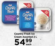 Country Fresh Ice Cream Assorted-2L Each