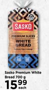 Sasko Premium White Bread-700g Each