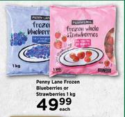 Penny Lane Frozen Blueberries Or Strawberries-1kg Each