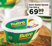 Butro Butter Spread Tub-500g Each