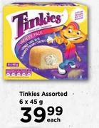 Tinkies Assorted-6 x 45g Each
