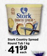 Stork Country Spread Round Tub-1kg Each