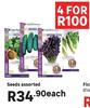 Seeds Assorted-For 4