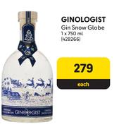 Ginologist Gin Snow Globe-750ml Each