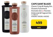 Cape Saint Blaize Classic Crisp & Heady Gin,Oceanic Fulsome & Aromatic Gin-750ml Each