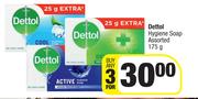 Dettol Hygiene Soap Assorted-For Any 3 x 175g