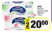 Spar Germex Hygiene Soap Assorted-For 2 x 175g