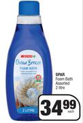 Spar Foam Bath Assorted-2L Each