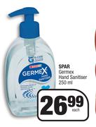 Spar Germex Hand Sanitiser-250ml Each