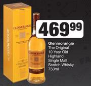 Glenmorangie The Original 10 Year Old Highland Single Malt Scotch Whisky-750ml