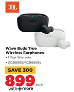 JBL Wave Buds True Wireless Earphones-Each