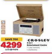 Crosley 5 In 1 Entertainment Centre