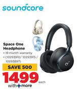 Sound Core Space One Headphone-Each