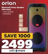Orion Bluetooth Party Speaker OPS-6822