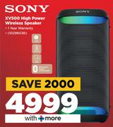 Sony XV500 High Power Wireless Speaker