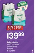 Belgravia Gin With Dry Lemon Handies-2 x 6x275ml 