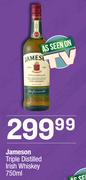 Jameson Triple Distilled Irish Whiskey-750ml 