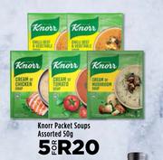 Knorr Packet Soups Assorted-For 5 x 50g