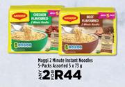 Maggi 2 Minute Instant Noodles 5 Packs Assorted-For Any 2 x 5 x 73g