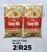 Lion 4 In 1 Soup Mix-For 2 x 500g