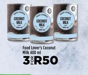 Food Lover's Coconut Milk-For 3 x 400ml