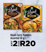 Rajah Curry Powders Assorted-For Any 3 x 50g