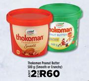 Thokoman Peanut Butter (Smooth Or Crunchy)-For Any 2 x 500g