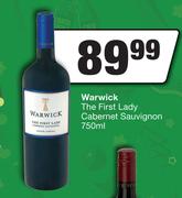 Warwick The First Lady Cabernet Sauvignon-750ml