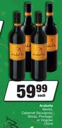 Arabella Merlot,Cabernet Sauvignon,Shiraz,Pinotage Or Viognier-750ml Each