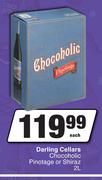 Darling Cellars Chocoholic Pinotage Or Shiraz-2L Each