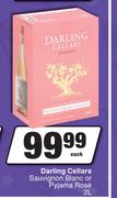Darling Cellars Sauvignon Blanc Or Pyjama Rose-2L Each