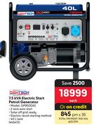 Gentech 7.5kVA Electric Start Petrol Generator 445472