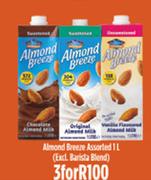 Almond Breeze Assorted (Excl. Barista Blend)-3 x 1L