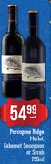 Porcupine Ridge Merlot, Cabernet Sauvignon Or Syrah-750ml Each