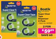 Bostik Super Clear Tape Dispenser (2-Pack) 461329-For 2