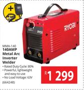 Ryobi 140 Amp Metal Arc Inverter Welder MMA-140