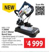 Ryobi 1200W 2 In 1 Metal band Saw MBS-1150