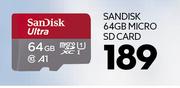 Sandisk 64GB Micro SD Card