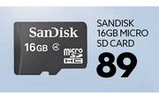 Sandisk 16GB Micro SD Card
