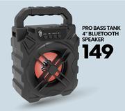 Pro Bass Tank 4" Bluetooth Speaker