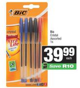 Bic Crystal Ball Pen-1s Each