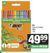 Bic Turn & Colour Wax-12s Each
