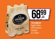 Stronbow Apple Ciders (All Variants) Handies-6 x 330ml Per Pack