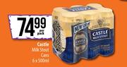 Castle Milk Stout Cans-6 x 500ml Per Pack