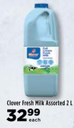 Clover Fresh Milk Assorted-2L Each