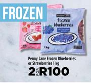 Penny Lane Frozen Blueberries Or Strawberries-For 2 x 1Kg