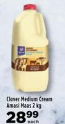 Clover Medium Cream Amasi Maas-2Kg Each