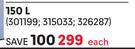 Store n Stak 150L Storage Container With Lock Lid-Each